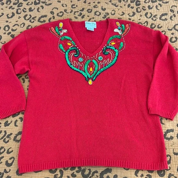 Vintage Christmas Sweater - Picture 1 of 8